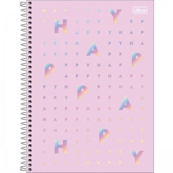 Caderno Universitário 20 Matérias Happy 320 fls Tilibra 1 UN