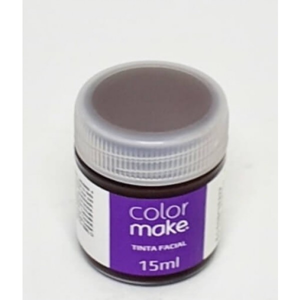 Tinta Facial Líquida Marrom 15 ml ColorMake 1 UN