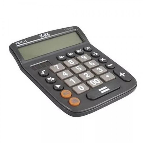 Calculadora De Mesa 12 Dígitos Com Visor Grande KZ6515