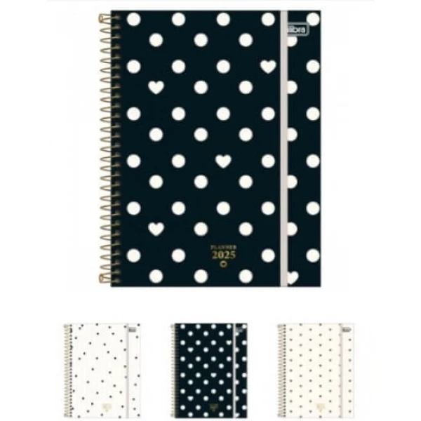 Planner Espiral 17,7 x 24 cm West Village 2025 Tilibra 1 UN