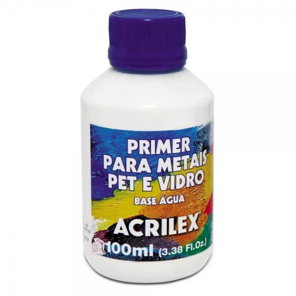 Primer Para Metais Pet E Vidro 100ml Acrilex