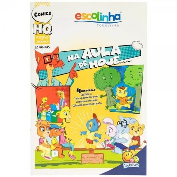 Gibi Escolinha HG 32 Páginas : Na Aula de Hoje
