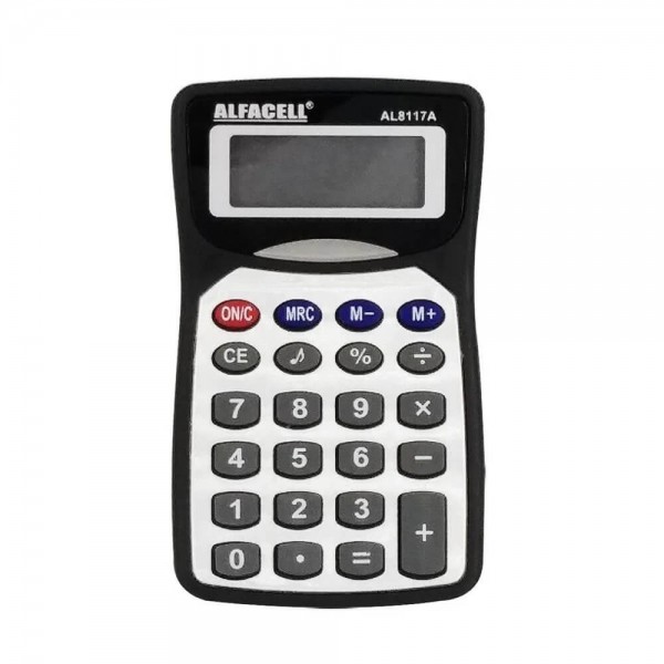 Calculadora de Bolso Alfacell 8 Dígitos Eletrônica AL8117A