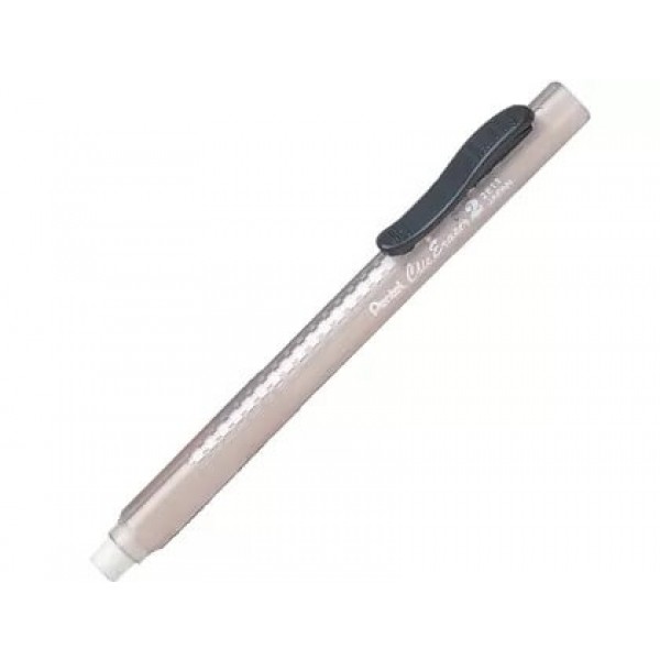 Caneta Borracha Clic Eraser 2 Preta Pentel