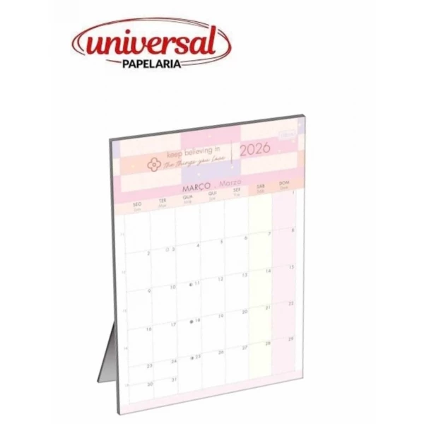 Calendário Planner de Mesa Soho Tilibra