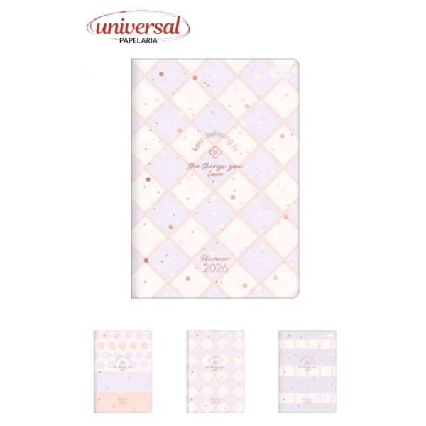 Planner Mensal Soho 2026 90g M7 - 1 UN