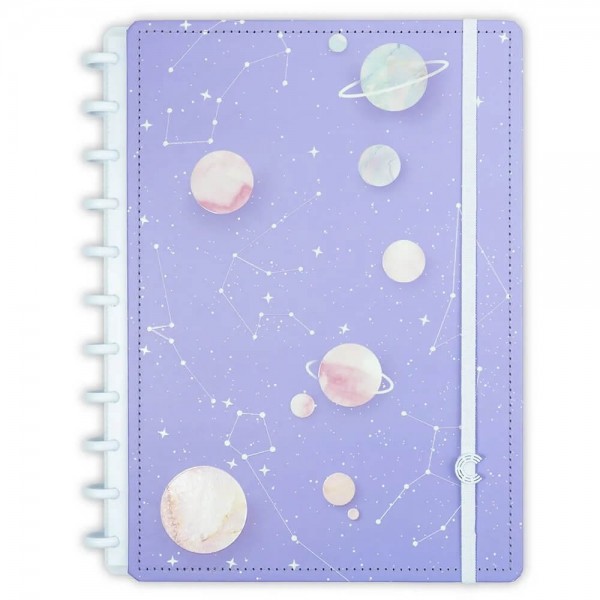 Caderno Inteligente Grande 80Fls Purple Galaxy Gocase