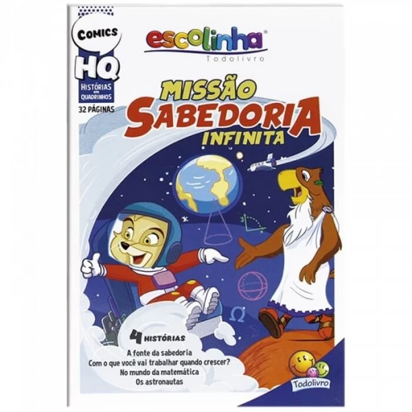 Gibi Escolinha HG 32 Páginas : Missão de Sabedoria Infinita