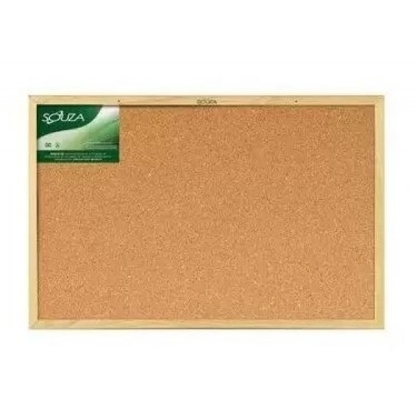 Quadro de Cortiça Standard 90x60 Cm com Moldura de Madeira Souza