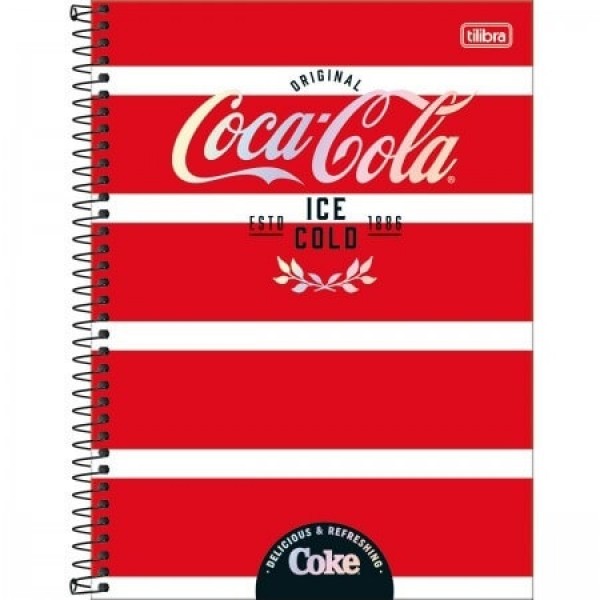 Caderno Universitário 1 Matéria Coca Cola Connect