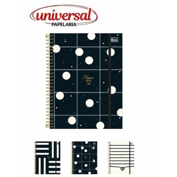 Planner Espiral 17,7 x 24 cm West Village 2026 Tilibra 1 UN