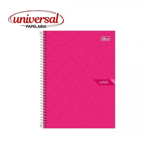 Caderno Colegial Tilibra Lunix 1 Matéria 80 Folhas 1 UN