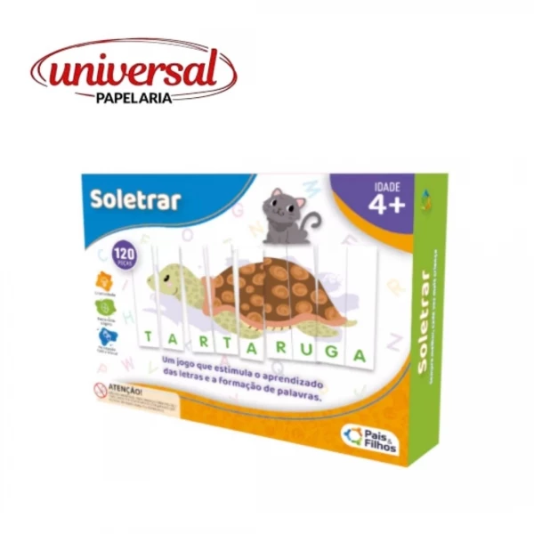 Jogo Brincar Aprender Soletrar 120 Peças