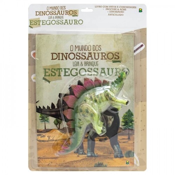 Mundo dos Dinossauros, O - Leia & Brinque: Estegossauro