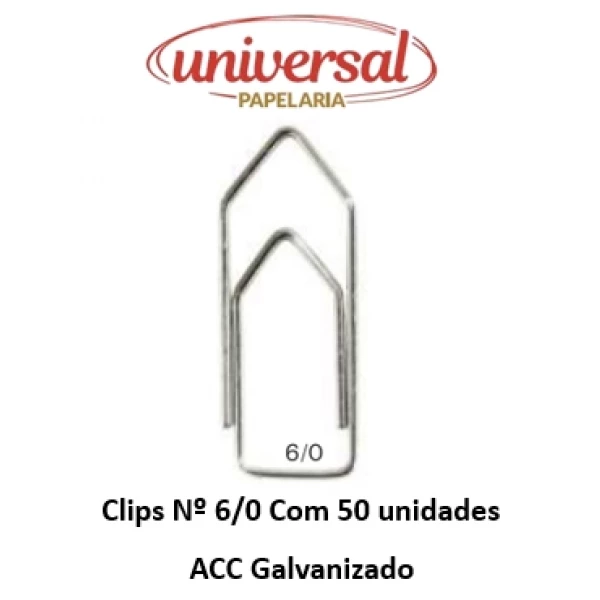 Clips Nº 6/0 ACC Galvanizado 50 unidades