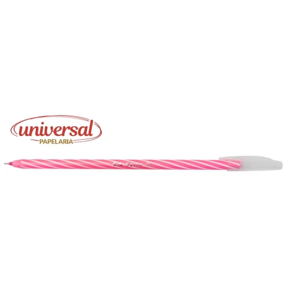 Caneta Spiro Esferográfica CIS 1 UN-Rosa
