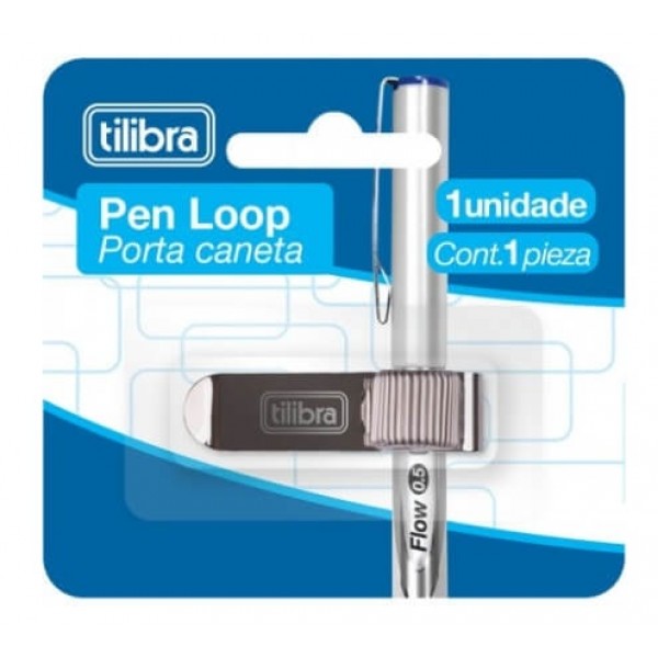 Pen Loop Clip Prata Tilibra