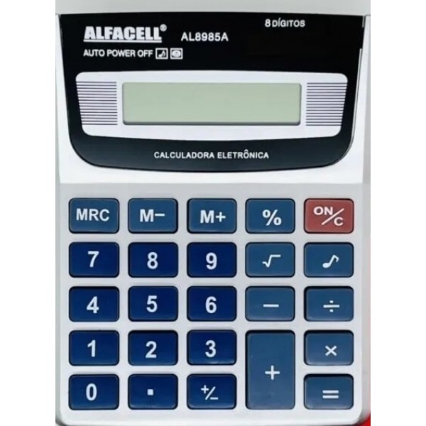 Calculadora Alfacell  8 Dígitos AL8985A