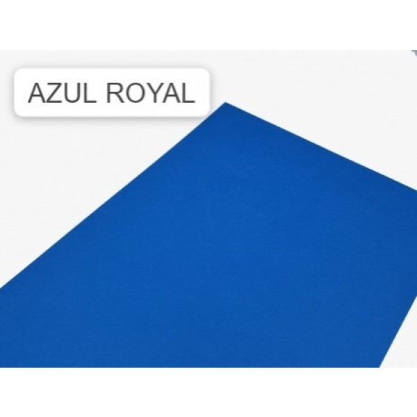 Papel Perolado A4 180g Colorido na Massa Metallik Azul Royal 1 Folha