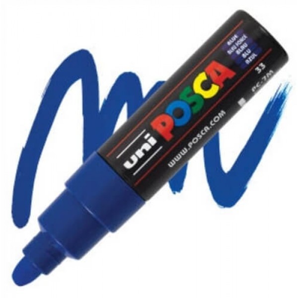 Caneta Posca PC-7M Azul 1 UN