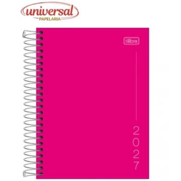 Agenda Espiral Pepper Rosa 2027
