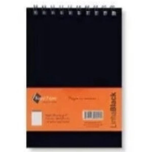 Caderno Tipo Bloco Linha Black 20,5 x 28cm Sem Pauta