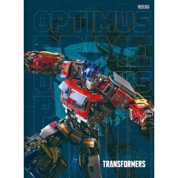 Caderno Brochurão 80 Fls Transformers São Domingos