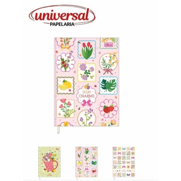 Agenda Costurada Charme 2026 M4 Tilibra 1 UN