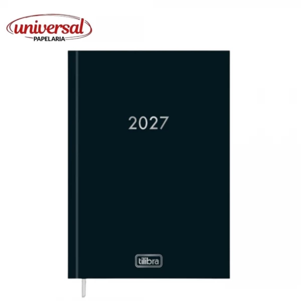 Agenda Executiva Costurada Diária 15,9 x 23,3 cm Napoli 2027 Tilibra