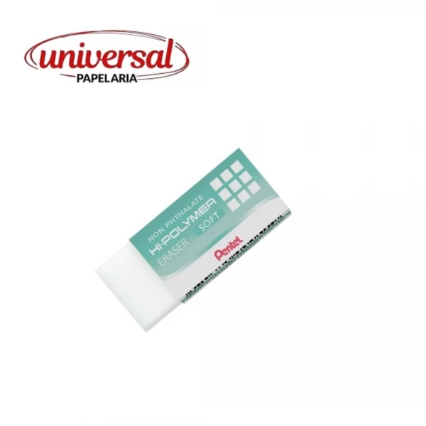 Borracha Plástica Branca Pentel Hi-Polymer Soft ZES-05E 1 UN