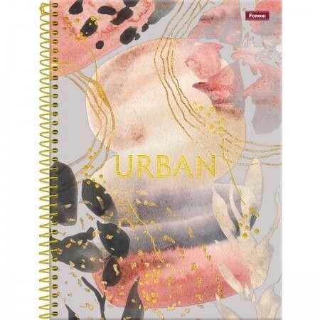 Caderno Universitário 15 Matérias 300 fls Urban 1 UN