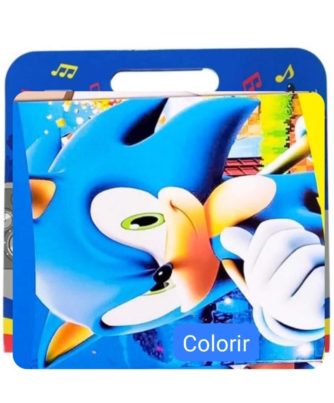Colorir Maleta Sonic