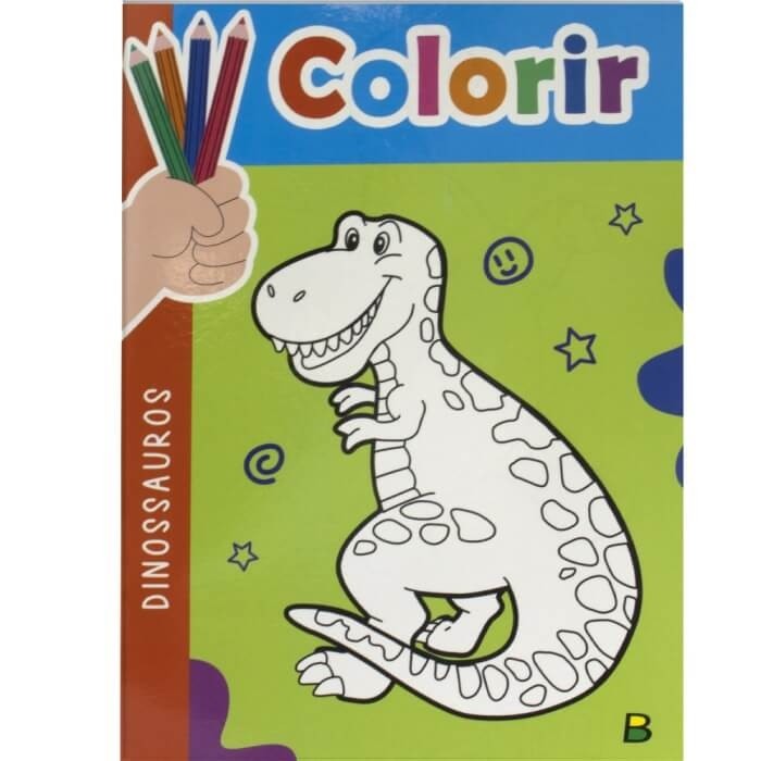 Livro de Colorir Dinossauros