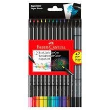 Lápis De Cor 12 Cores SuperSoft Faber-Castell