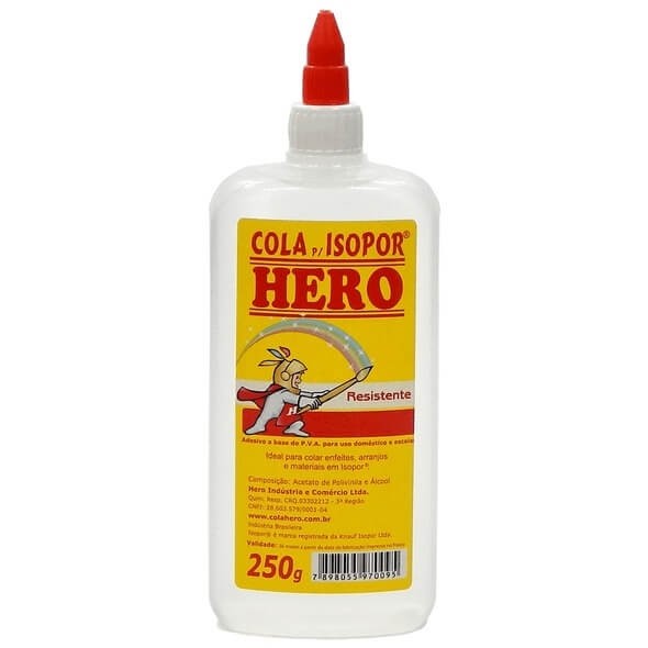 Cola Isopor 250g Hero