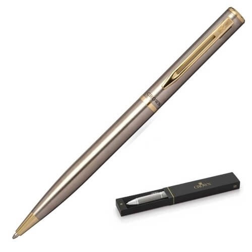 Caneta Crown Capricci Prata E Dourado 1 UN