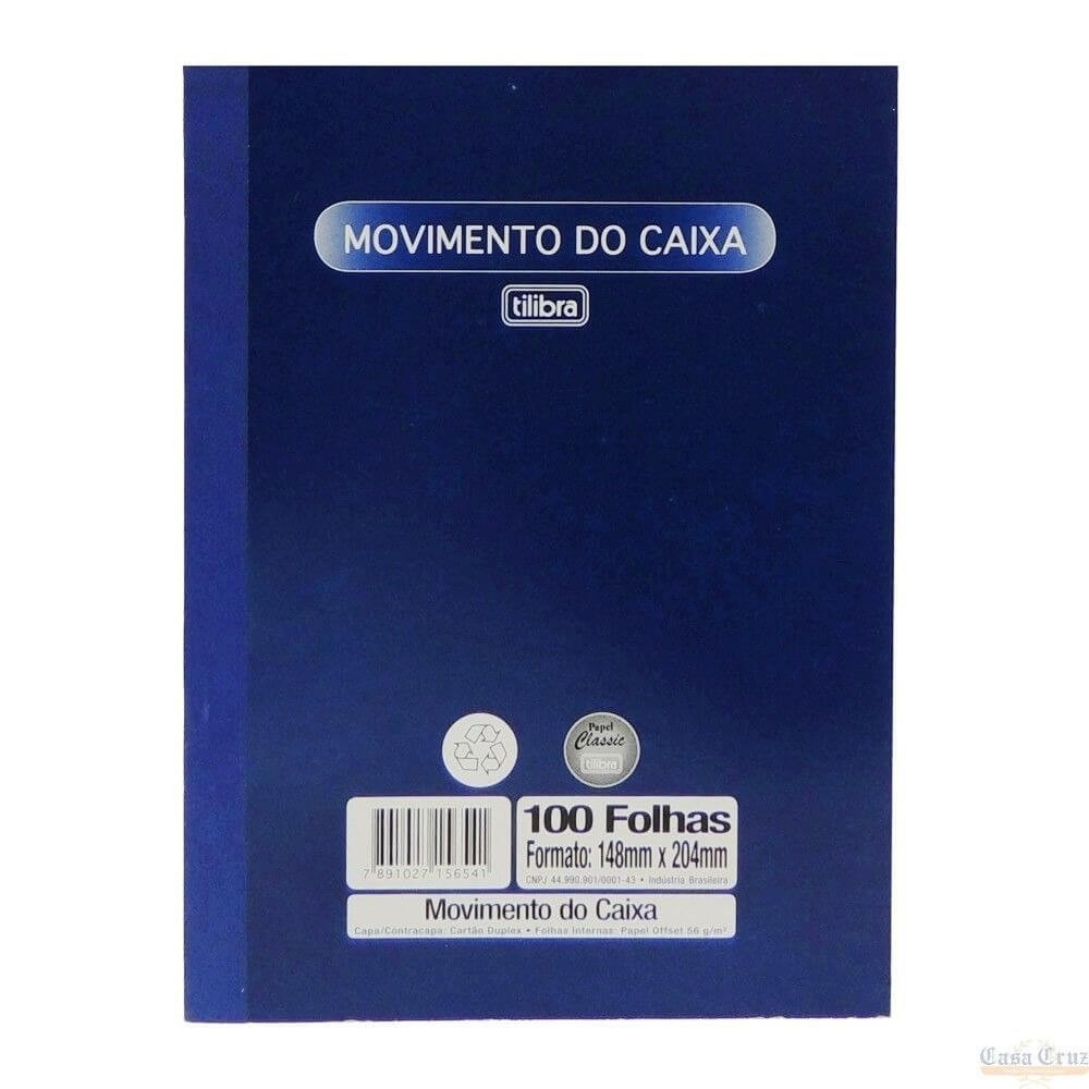 Livro Movimento De Caixa Pequeno Tilibra 1 UN