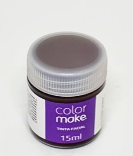Tinta Facial Líquida Marrom 15 ml ColorMake 1 UN