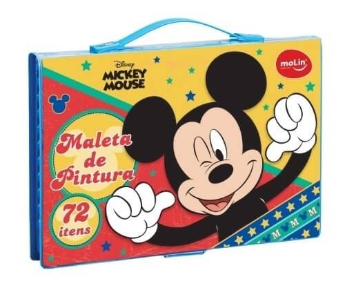 Maleta de Pintura Retangular Mickey Molin 1 UN