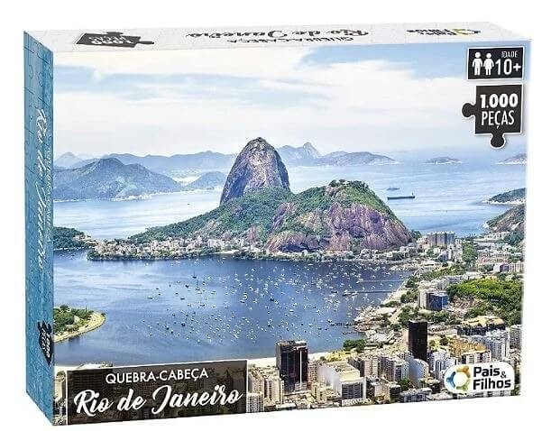 Quebra-Cabeça Rio De Janeiro 1000 Peças Pais e Filhos