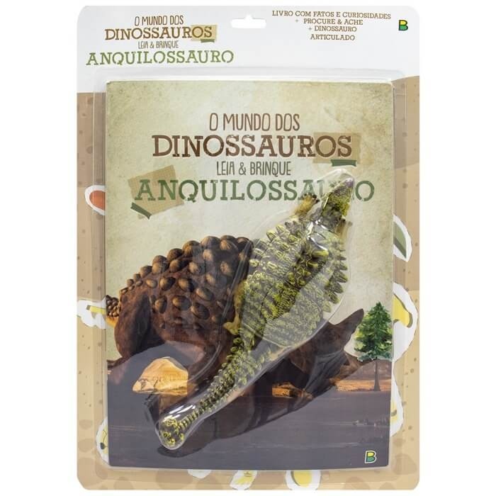 Mundo dos Dinossauros, O - Leia & Brinque: Anquilossauro