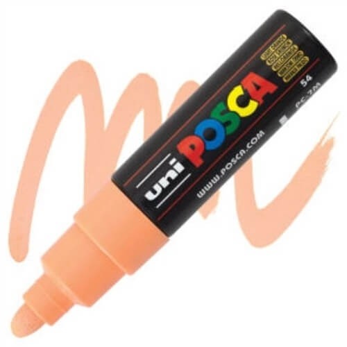 Caneta Posca PC-7M Laranja Claro 1 UN