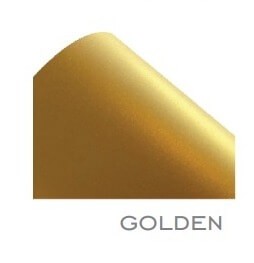 Papel Perolado A4 180g Colorido na Massa Metallik Golden 1 Folha