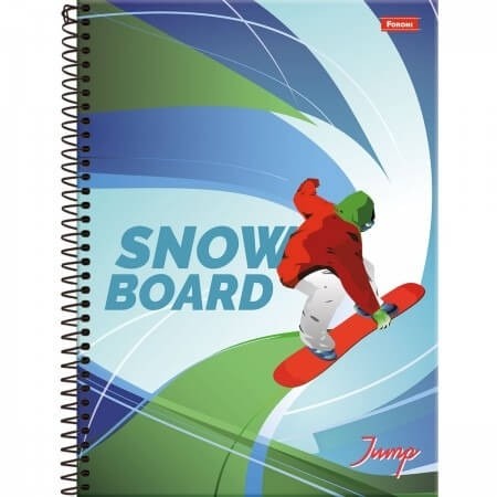 Caderno Universitário 20 Matérias Jump 400 fls Foroni 1 UN