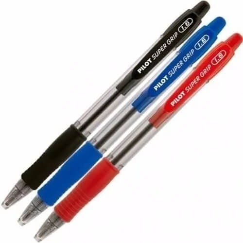 Caneta Esferográfica Pilot Super Grip 1.6 MM