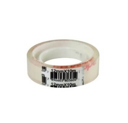 Fita Durex 12mm x 10m Transparente Adelbras 1 UN