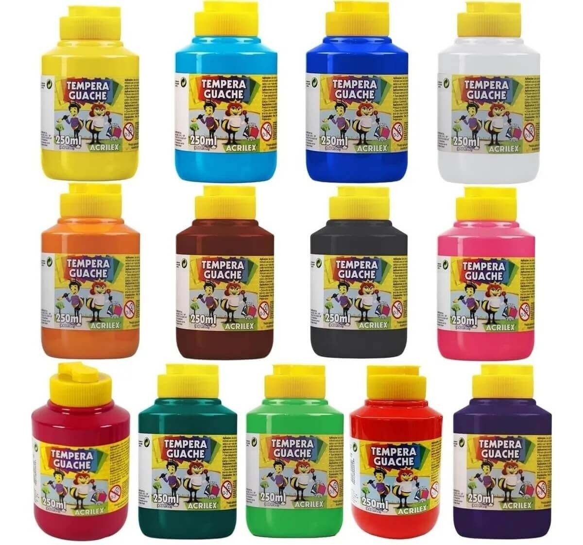 Tinta Guache 250ml Acrilex Avulsa