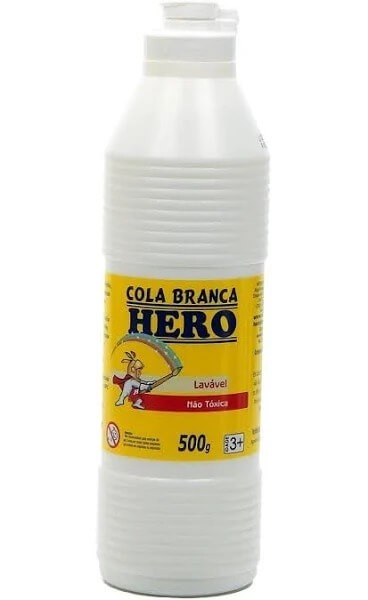 Cola Branca 500G Hero
