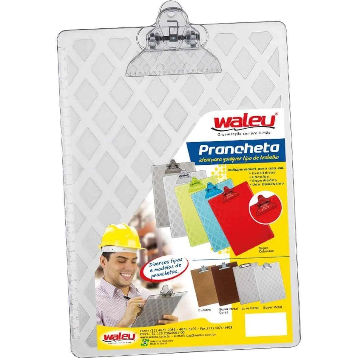 Prancheta Acrilica Super Cristal Waleu 1 UN