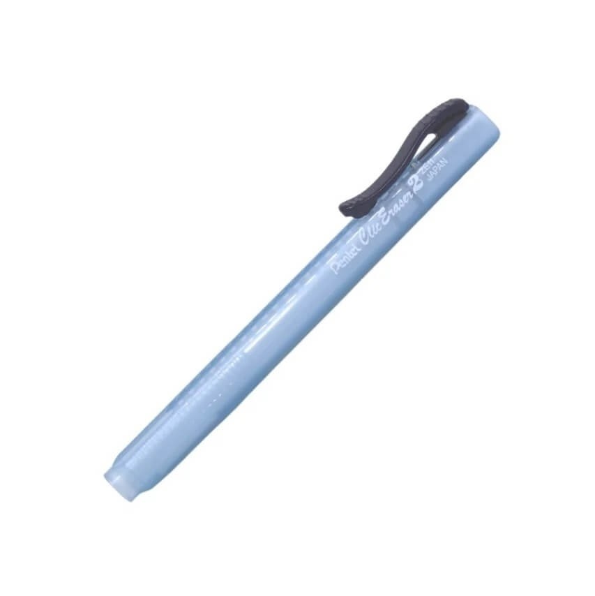 Caneta Borracha Clic Eraser 2 Azul Pentel